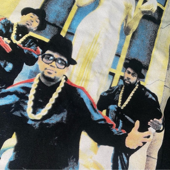 Black Graphic T-Shirt run dmc graphic tee shirt - Picture 2 of 7